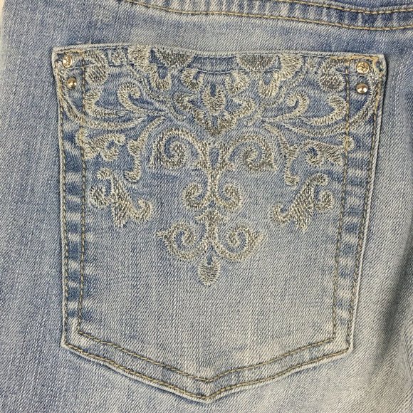 White House Black Market Womens Jeans Size 6R Boot Leg Inseam 33" Blue Denim - Picture 7 of 12